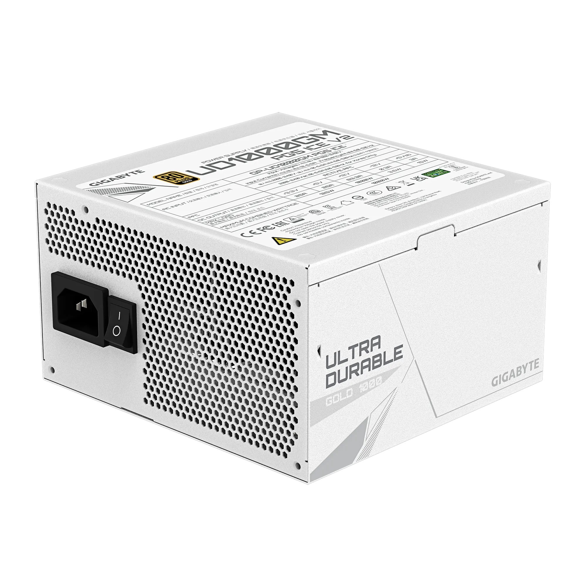 Fuente Gigabyte UD1000GM PG5 ICE 1000W 80+ Gold Modular ATX